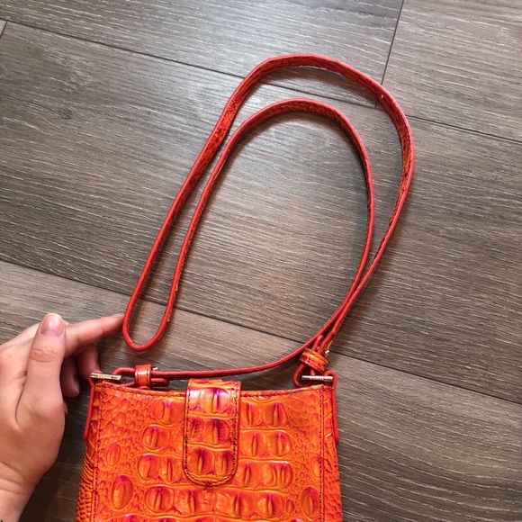 Brahmin Marley Crossbody Mandarin Orange Melbourne - Picture 10 of 15